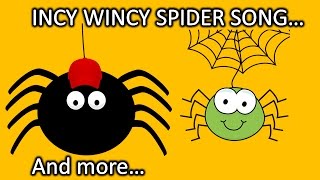 Incy Wincy Spider Song  Nursery Rhyme [upl. by Lianna]