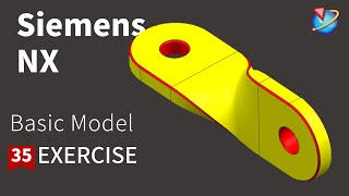 Siemens NX Tutorial for beginnersbasic model for surface exercise 35 [upl. by Namad188]