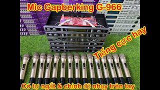 Mic nội địa Gapberking G966 tiếng cực hay Có tự ngắt có chỉnh độ nhạy trên tay Giá chỉ 16tr [upl. by Etnovad296]