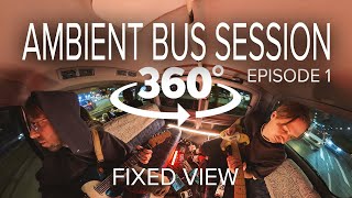 Ambient Guitar Bus Session Ep1 fixed view  Road in Saint Petersburg [upl. by Burner]