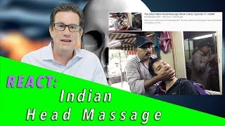 Chiropractor Reacts to quotThe Great Indian Head Massage Neck Crack Episode 11quot [upl. by Eixirt]