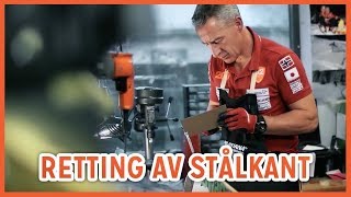 Retting av stålkant [upl. by Trill681]