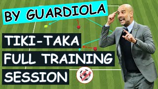 Tikiτaka training session by Pep Guardiola [upl. by Eadwine]