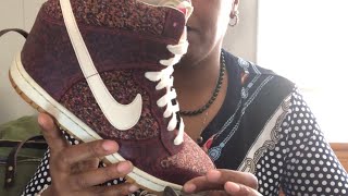 What’s in my Closet Vintage NIKE Dunk Sky Hi High Hidden Wedge Sneakers [upl. by Lepley]