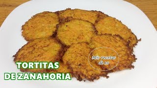 TORTITAS DE ZANAHORIA RECETA FACIL [upl. by Ardnatal]