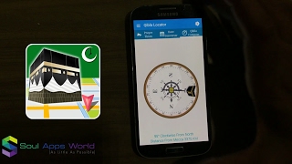 Qibla Locator  Qibla Compass Android App for SoulAppsWorld Tech [upl. by Ayokahs]