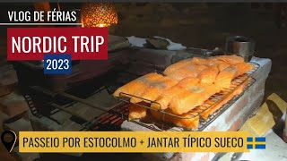 Vlog de férias uma noite de comida típica sueca [upl. by Yren]