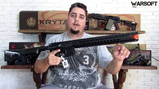 REVIEW PTBR  KRYTAC M4 WARSPORT LVOAC BK  WARSOFT BRASIL [upl. by Dlanger]