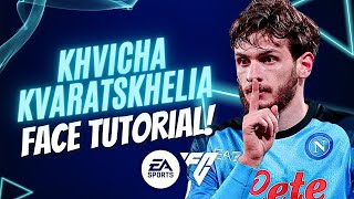 How to create KHVICHA KVARATSKHELIA in EA FC24 [upl. by Tersina]