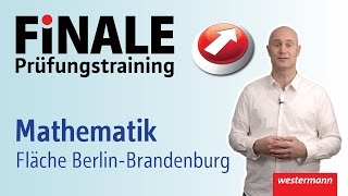 Flächeninhalt Maßstab Matheaufgabe quotFläche Berlin Brandenburgquot [upl. by Meit]