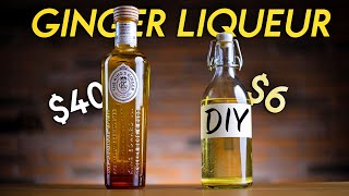 Make Your Own Ginger Liqueur  Quick Affordable amp Easy [upl. by Bounds]