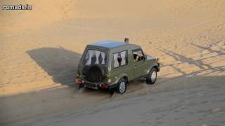 16 Sand Off Roading By Indian Armys 4x4 Gypsy Sam Sand Dunes Jaisalmer 20150203 [upl. by Enileuqaj]