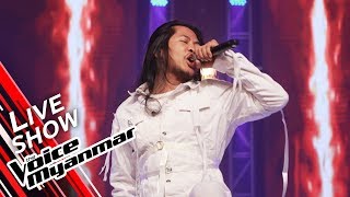 Novem Htoo Wait and Bleed Slipknot  Live Show  The Voice Myanmar 2019 [upl. by Pitts978]