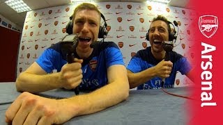 UnClassic Commentary  Per Mertesacker amp Santi Cazorla [upl. by Ponton]