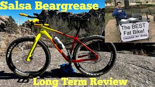 Salsa Beargrease 18 month Review and Mods  Fat Bike [upl. by Zulema]