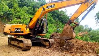 Big Excavator Amw Damping Finishing Video And JCB Marching Damping Labeling [upl. by Desdamonna]