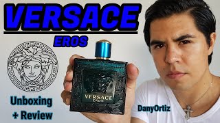 VERSACE  Eros  Perfume  UnboxingReview  DanyOrtiz [upl. by Sheilah]