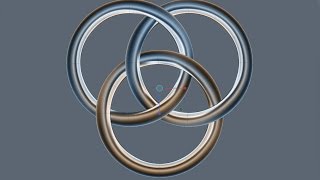 The Foundry MODO  Borromean Rings for Favio Vazques [upl. by Airdnaid]