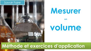 Comment mesurer un volume 🧪 Chimie collège et lycée  niveau 6ème et plus [upl. by Llewop733]