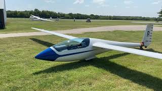 200 mile glider sailplane flight ASW20B Can I make it back to base or land out by Roy Dawson video [upl. by Ellehsal]