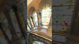 Inside the Queen Victoria Building featuring the StainedGlass Window qvb building buildings [upl. by Kirchner152]