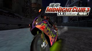 Midnight Club 3 Remix PCSX2 │ Aprilia Mille Factory │Detroit 4K 60FPS [upl. by Geithner144]