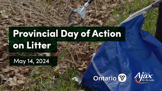 Provincial Day of Action on Litter  May 14 2024 [upl. by Curt]