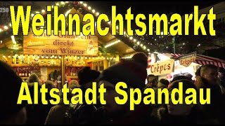 Berlin Weihnachtsmarkt Altstadt Spandau 2 Adventswochenende 2016 [upl. by Oinotnaesoj476]