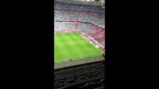 Allianz Arena Oberang Sicht [upl. by Nirehs]