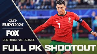 Portugal vs France Full Penalty Shootout  UEFA Euro 2024  Quarterfinals [upl. by Eynaffit]