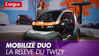 Mobilize Duo 2023 Le nouveau quadricycle électrique de Renault [upl. by Lemmuela]