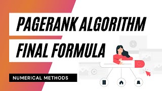 PageRank Algorithm  Final Formula [upl. by Sylram278]