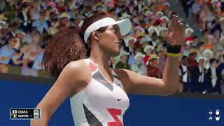 AO Tennis 2 82  Justine Goffin vs Naomi Osaka [upl. by Kara-Lynn]