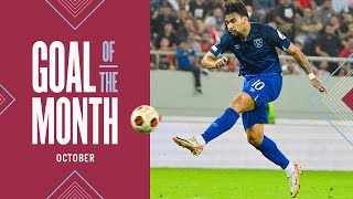 Paquetas Wonder Volley Impressive Kudus Strike amp Dan Rigge Rocket 🚀  Goal Of The Month October [upl. by Crystal718]