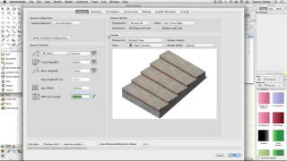 Vectorworks 2017  Site Design  Create Steps [upl. by Sondra]