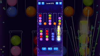 Ball Sort Level 272 Walkthrough Solution AndroidiOS [upl. by Atipul]