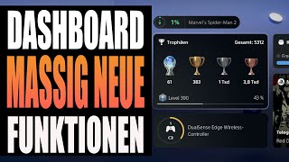 Playstation 5 Dashboard Update  Super coole NEUE Funktionen  Mega Update [upl. by Akinit13]