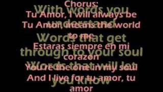 Rbd  Tu amor  LYRICS [upl. by Allehc]