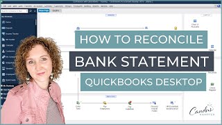 QuickBooks How To Reconcile Bank Statement [upl. by Veejar]