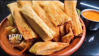 TAMALES DE POLLOROJOS  MASA DE MASECA DELICIOSA [upl. by Enivid598]