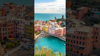 Great View At Old Village Vernazza Italy 😍❤  Vacation in Italian shorts italy travel vlog [upl. by Adelia]