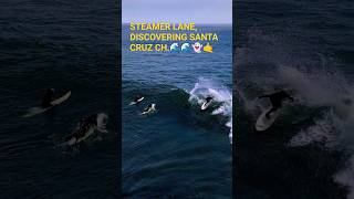 STEAMER LANE SANTA CRUZ COLDWATER SURFING CHsurfline santacruz steamerlane [upl. by Noraj]