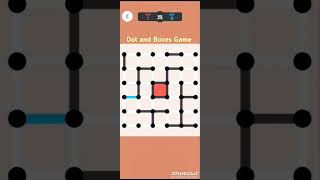 How play Dot and Boxes game youtubeshorts [upl. by Nosnah]