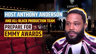 quotFirst Time All AfricanAmerican Production Teamquot 75th Emmy Awards Host Anthony Anderson [upl. by Primrose]