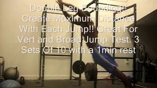 Increase Jumping Ability with Plyometric Training quotTony Thomas NFL Combine Workout Seriesquot [upl. by Nalniuq]