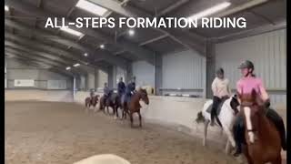 Bideford Riding Club 2nd session  AllSteps Formation Riding 060424 [upl. by Nednerb]