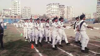 Annual sports pared 2018  Dhaka Commerce College  Bangladesh National Cadet Crops BNCC [upl. by Kilgore]