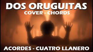 Dos Oruguitas CHORDS ACORDES Sebastián Yatra  ENCANTO Cuatro llanero nivel Principiante [upl. by Arrim]