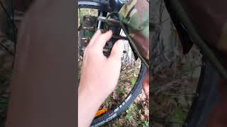 bikepacking molle fork pouch diy [upl. by Katlin]