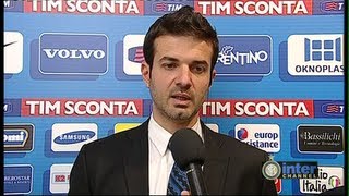 INTERVISTA STRAMACCIONI POST PARTITA INTER UDINESE 19 05 2013 [upl. by Anirazc]